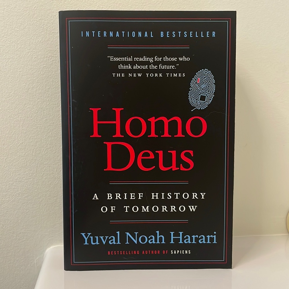 Homo Deus | softcover novel by Yuval Noah Harari | brand new condition